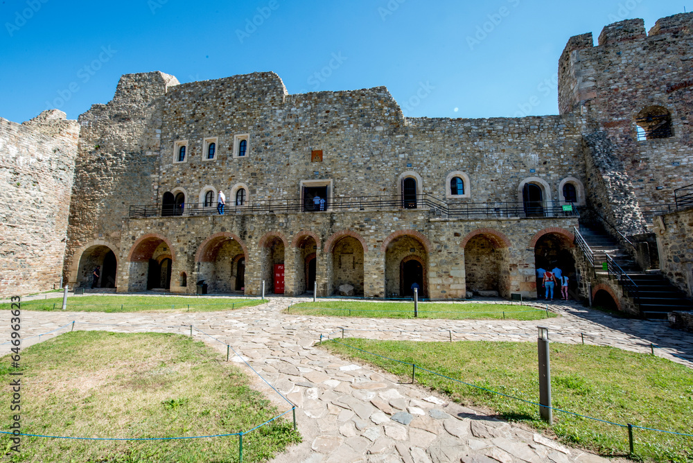 Naklejka premium Neamtului medieval fortress in Romania 11