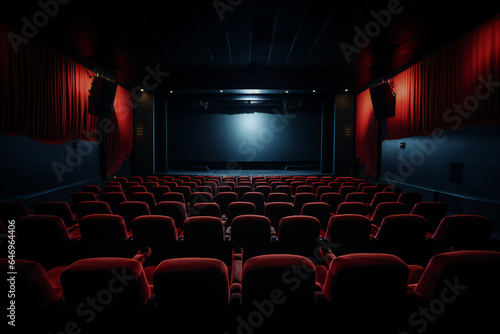 Empty cinema hall