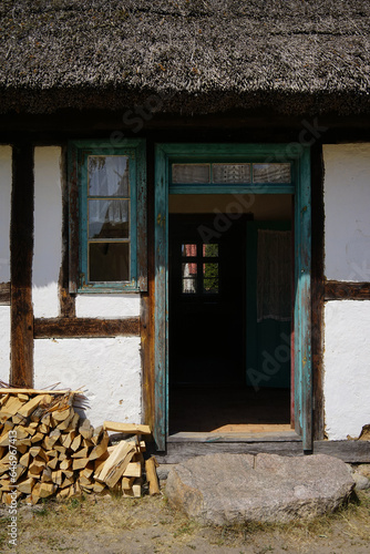 Obraz na płótnie Museum of the Slovincian village in Kluki w salonie