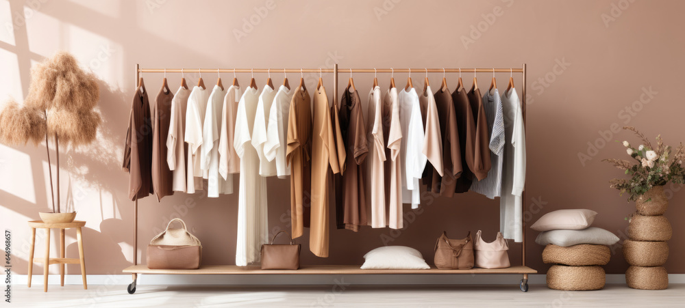 minimalistic clothing fashion dress boutique, ai minimalistic clothing fashion dress boutique, ai