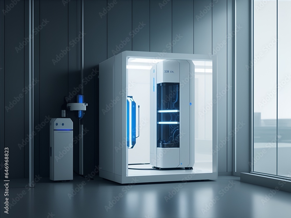 AI-powered futuristic laboratory AI-powered futuristic laboratory