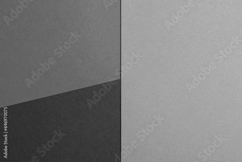 Paper background in three different shades of gray. Paper texture