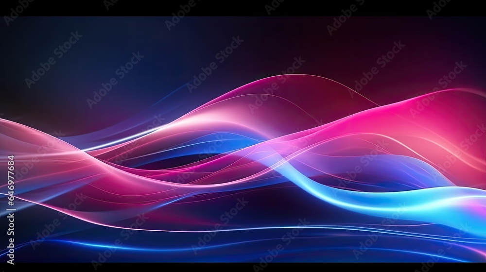 Abstract Futuristic Background with Pink and Blue Abstract Futuristic Background with Pink and Blue