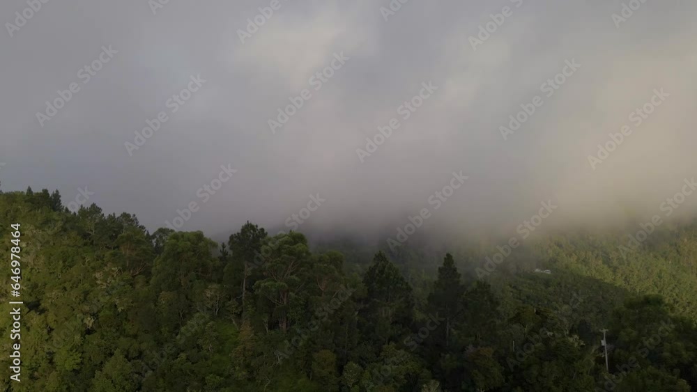 Beautiful Clouds and mountain scenic view, tropical Beautiful Clouds and mountain scenic view, tropical