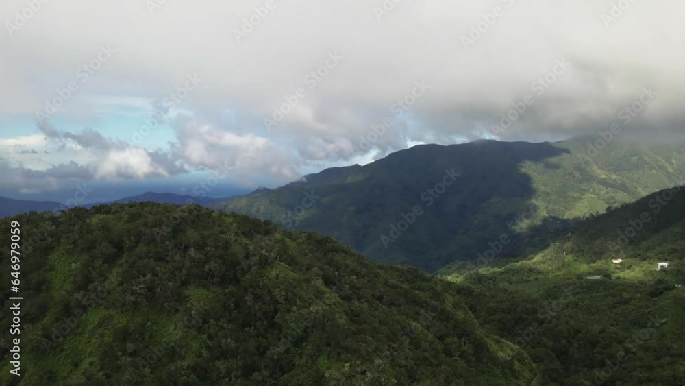 Beautiful Clouds and mountain scenic view, tropical Beautiful Clouds and mountain scenic view, tropical