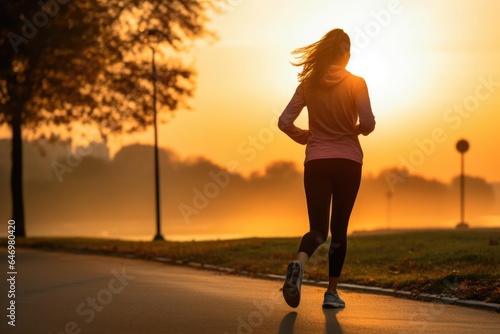 Morning jogger enjoying a dynamic warmup routine