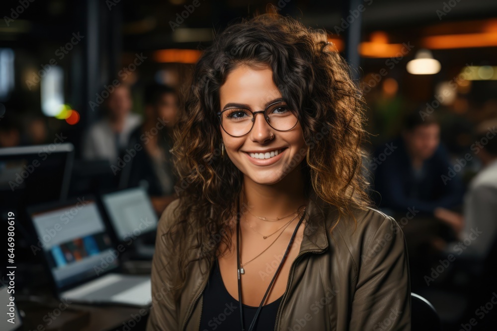 programmer In a coding bootcamp determined and innovative woman programs software programmer In a coding bootcamp determined and innovative woman programs software