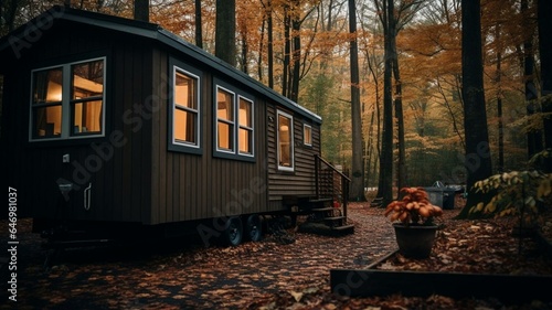 Tiny house in the forest