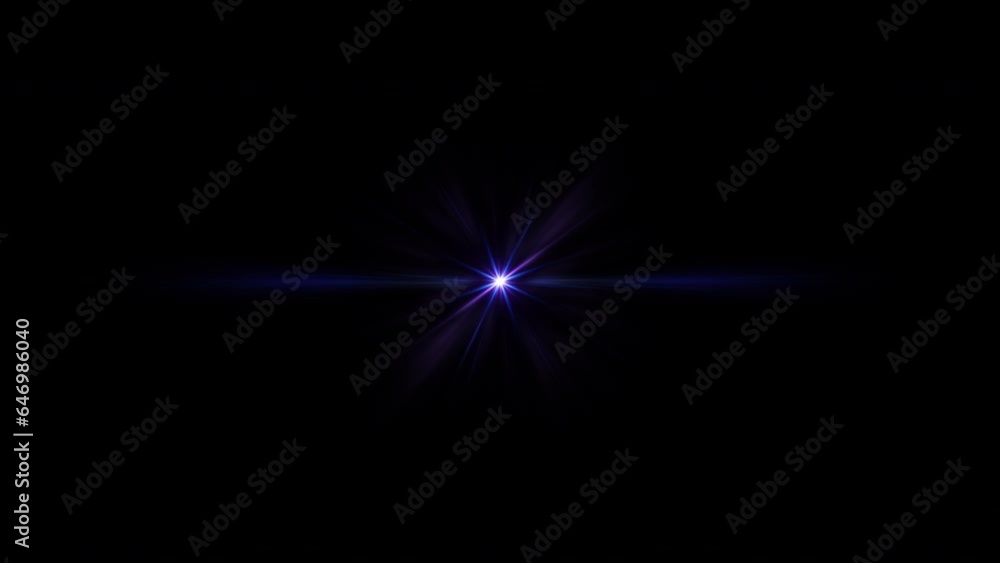 Abstract loop center blue star optical lens flares light streaks shine ray animation background for screen project overlay. 4K seamless dynamic kinetic bright star Abstract loop center blue star optical lens flares light streaks shine ray animation background for screen project overlay. 4K seamless dynamic kinetic bright star
