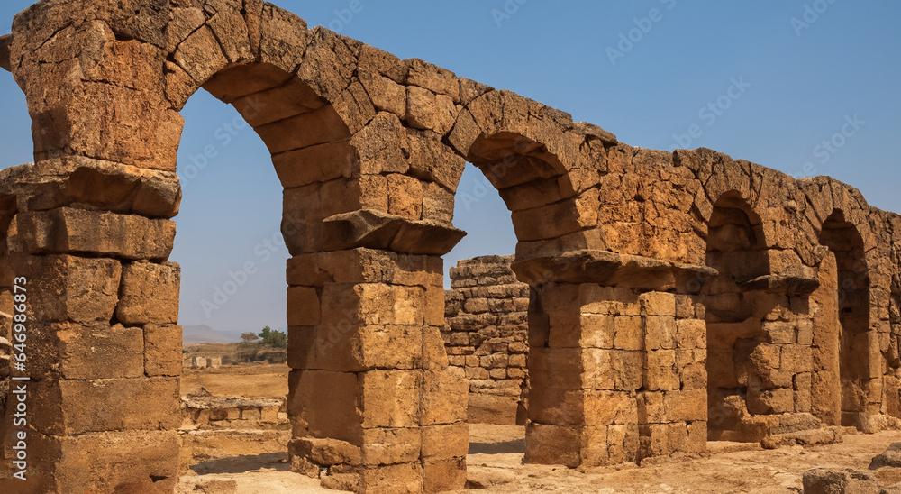 amazing ancient european architecture in ruins