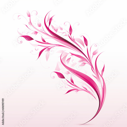 Lush pink ribbon for floral arrangements