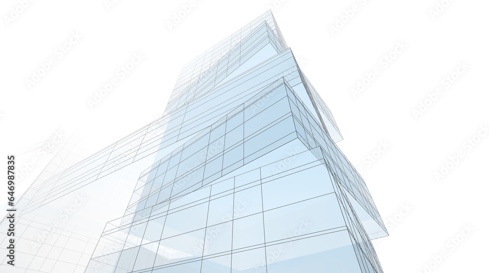 Abstract architecture 3d rendering 3d illustration Abstract architecture 3d rendering 3d illustration