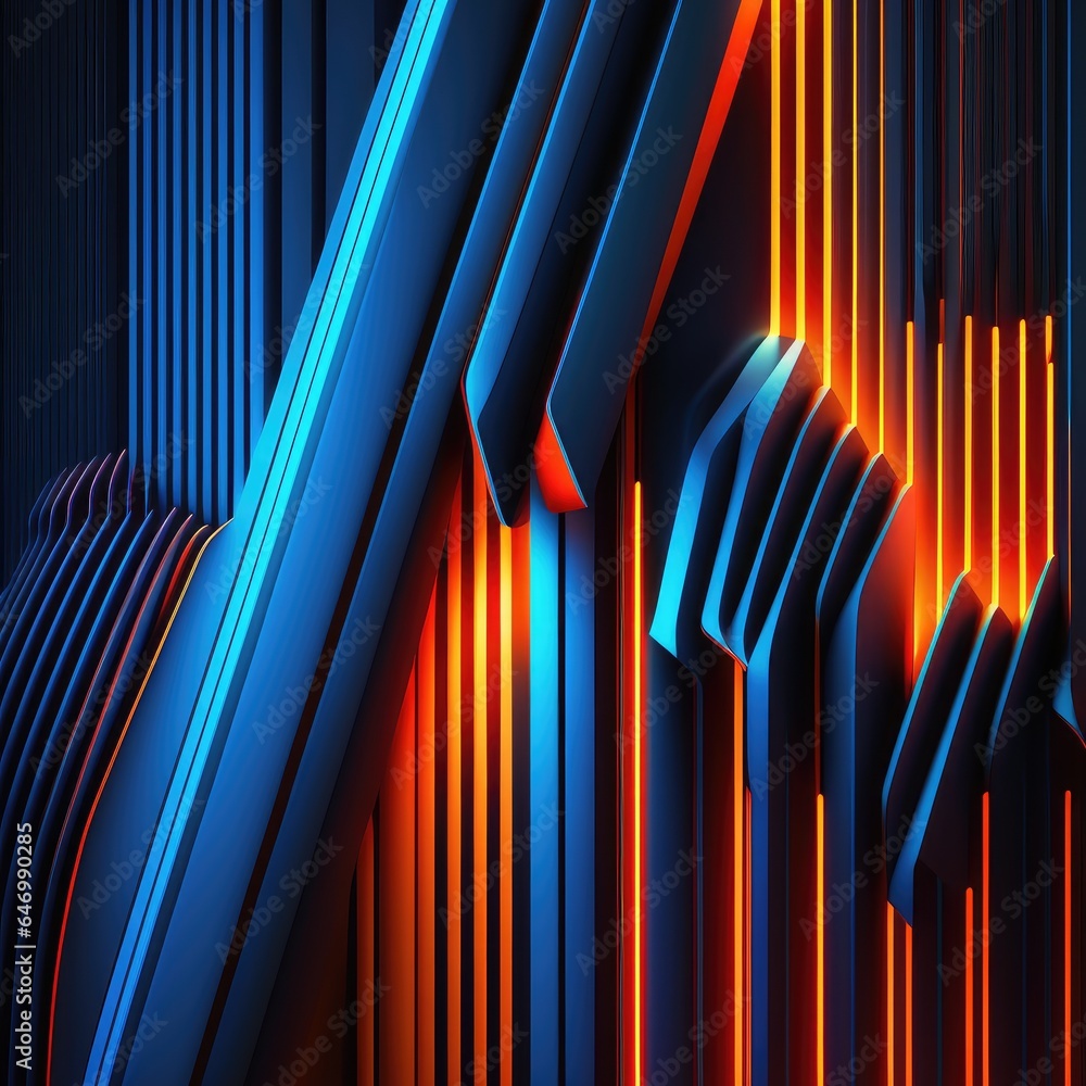 Colorful light technology background. AI generated Colorful light technology background. AI generated