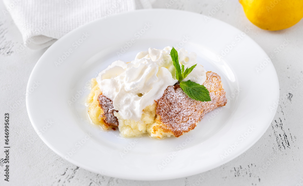 Baked Lemon Pudding Baked Lemon Pudding
