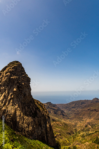 Paisaje en la Isla de la Gomera.