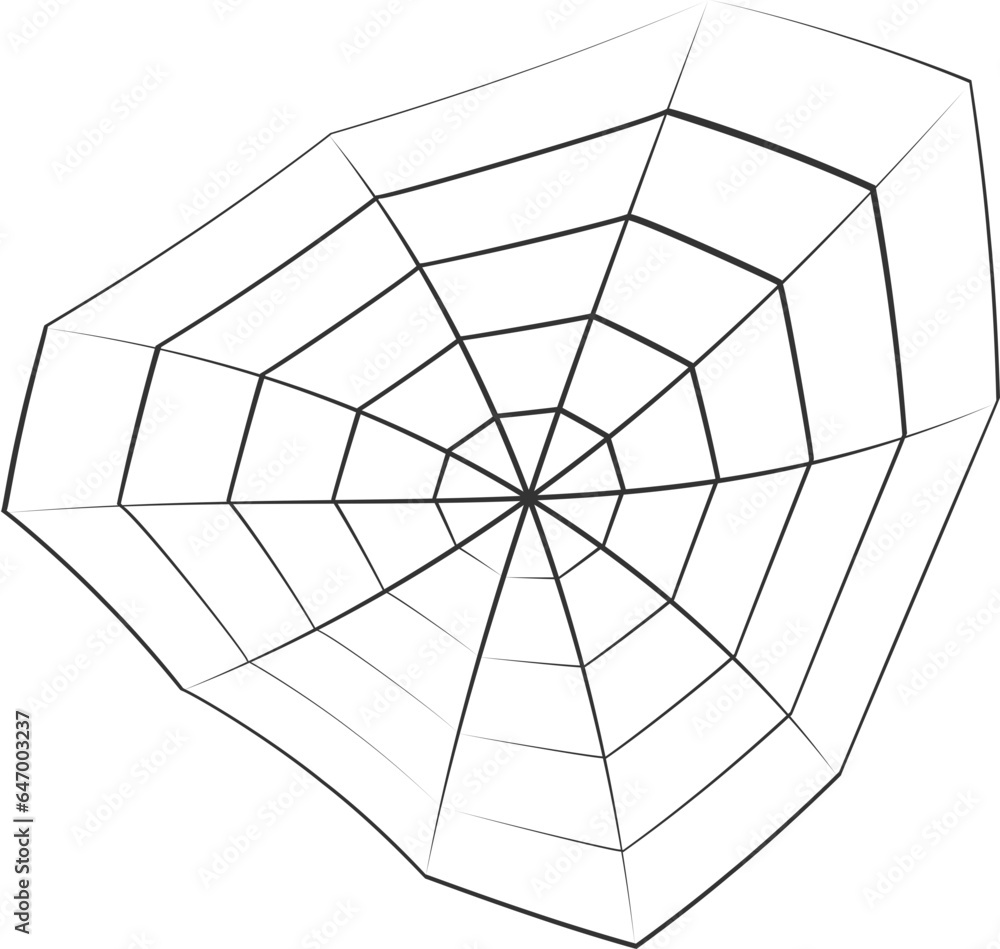 Obraz premium 거미줄 벡터 일러스트 