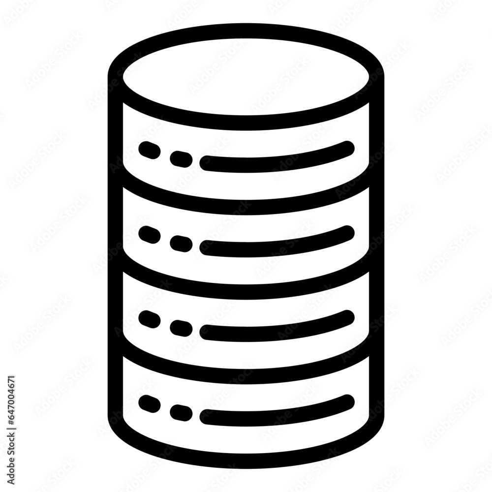 Big Data outline icon Big Data outline icon