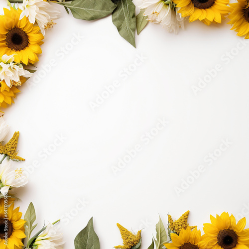 Sunflower Border Artistry Uncluttered Blooms photo