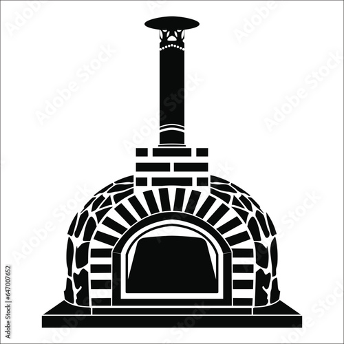 illustration of a stove