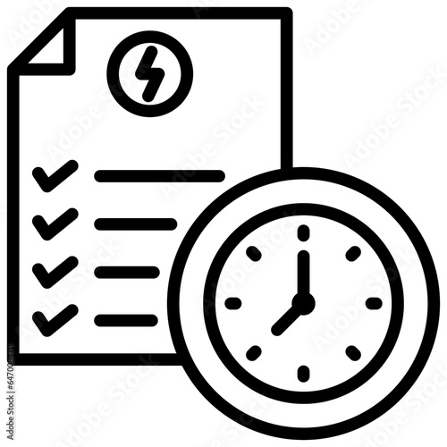 Off Peak Scheduling Icon