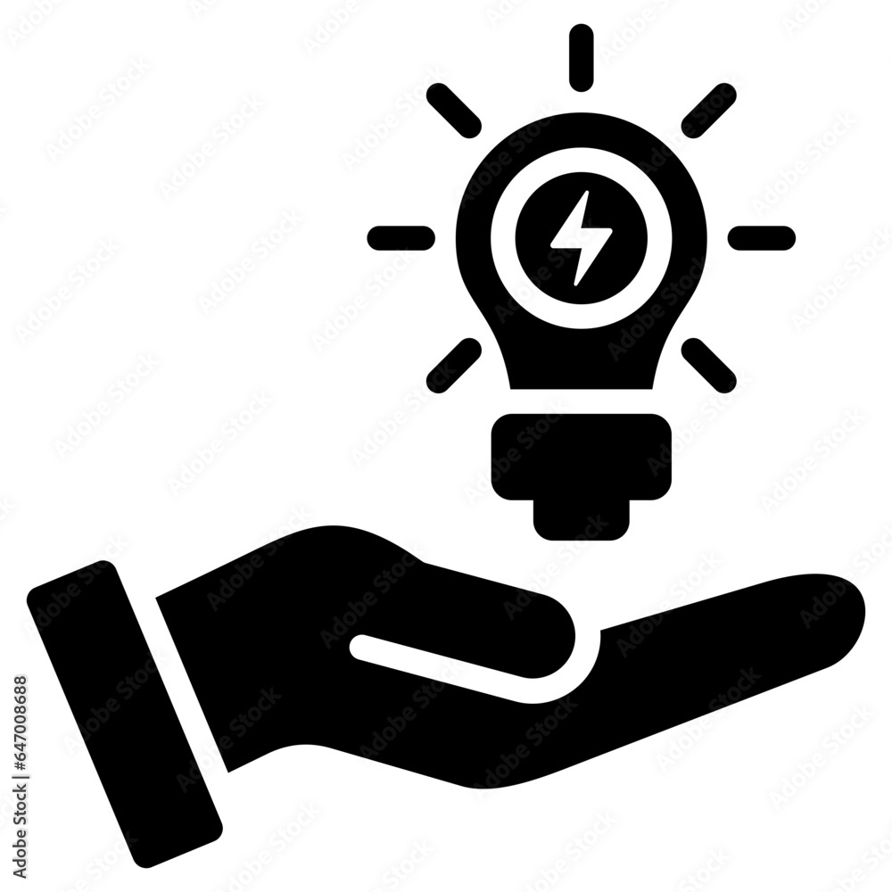 Energy Saving Icon Energy Saving Icon
