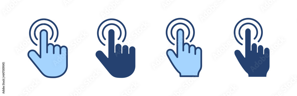 Hand cursor icon vector. cursor sign and symbol. hand cursor icon clik Hand cursor icon vector. cursor sign and symbol. hand cursor icon clik