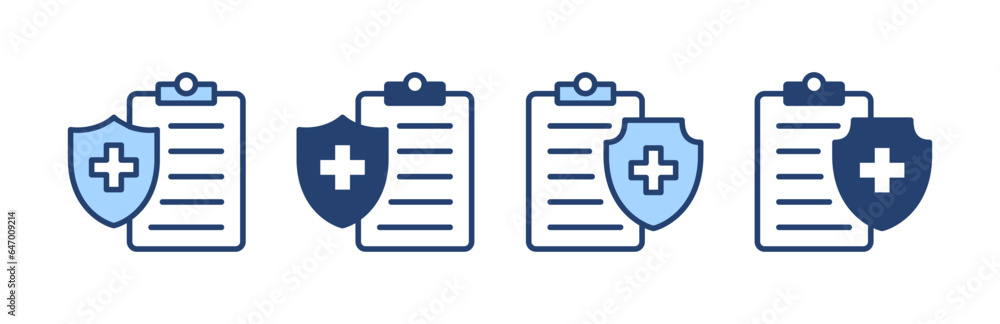 Medical insurance icon vector. health insurance sign and symbol Medical insurance icon vector. health insurance sign and symbol