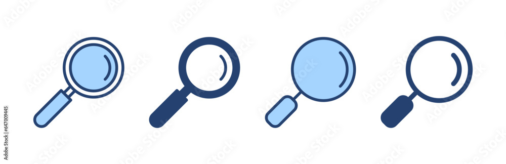 Search icon vector. search magnifying glass sign and symbol Search icon vector. search magnifying glass sign and symbol