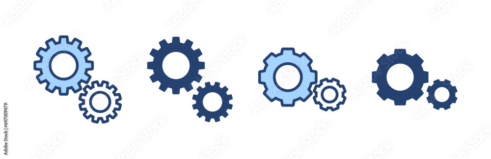 Setting icon vector. Cog sign and symbol. Gear Sign Setting icon vector. Cog sign and symbol. Gear Sign