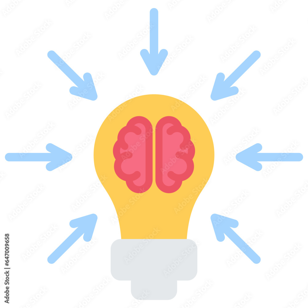 Obraz premium Central Idea Icon