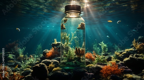 Underwater Wonders: Exploring the Vibrant Marine Life of the Caribbean & Egypt, generative AI