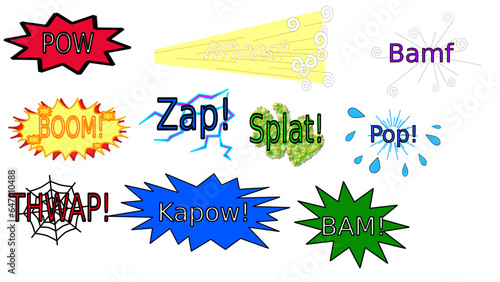 Comic book sound effects