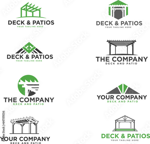 Construction logo template editable