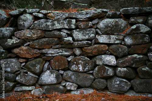 New England Rustic Rock Wall
