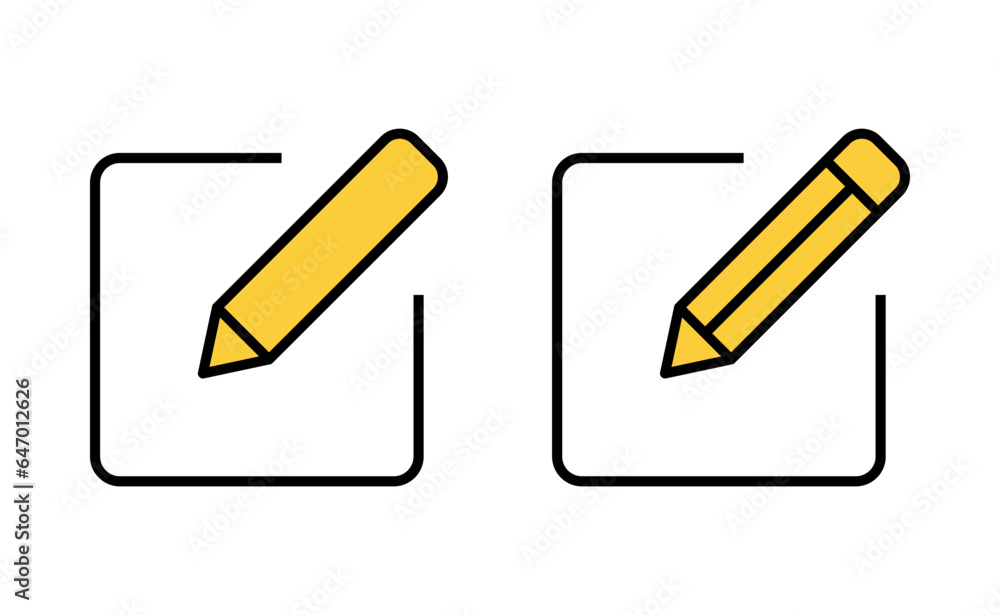 Edit icon set for web and mobile app. edit document sign and symbol. edit text icon. pencil. sign up Edit icon set for web and mobile app. edit document sign and symbol. edit text icon. pencil. sign up