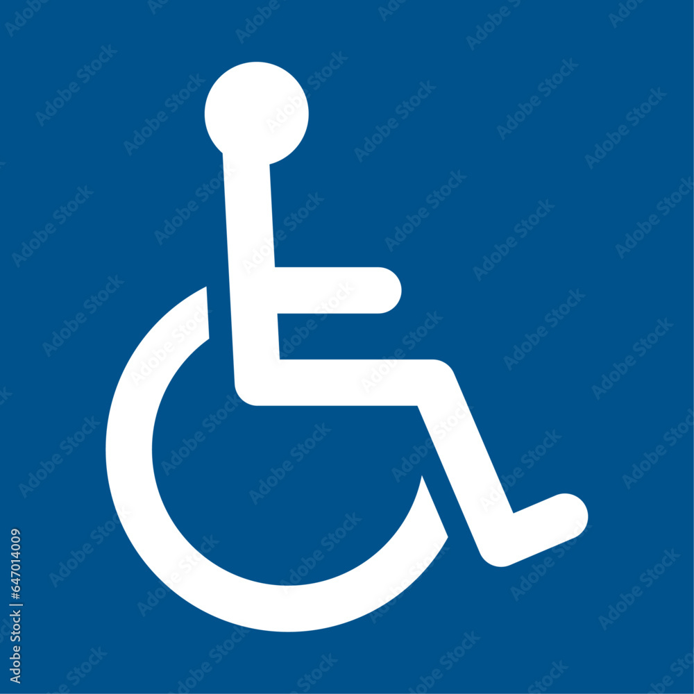 Handicapped sign Handicapped sign