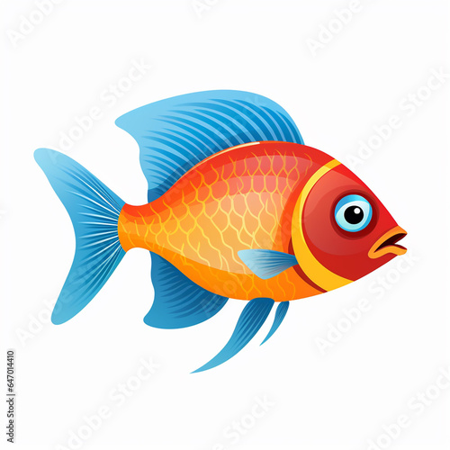 Exquisite fish illustration for educational poster