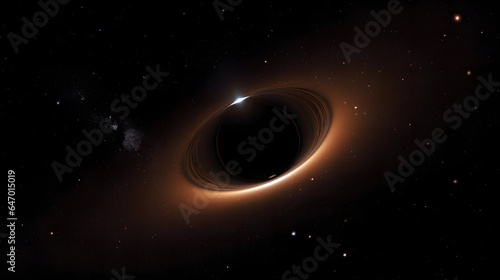 ブラックホール：光さえ逃れられない強力な重力領域 No.021 Black Hole A Region of Space-Time with Gravity So Strong That Not Even Light Can Escape Generative AI