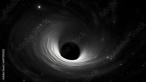 ブラックホール：光さえ逃れられない強力な重力領域 No.019 Black Hole A Region of Space-Time with Gravity So Strong That Not Even Light Can Escape Generative AI