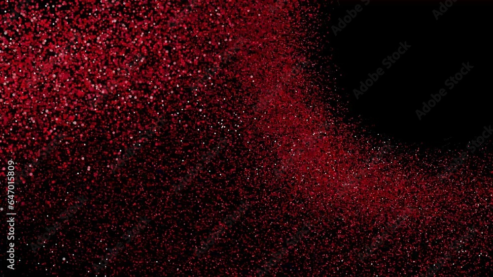 Abstract background, shining, sparkling lights of red color glitter texture,red background