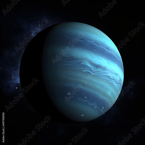 海王星 ネプチューン：遥かなるガス巨星とその驚異的な特性 No.013  Neptune The Distant Gas Giant and Its Remarkable Features Generative AI