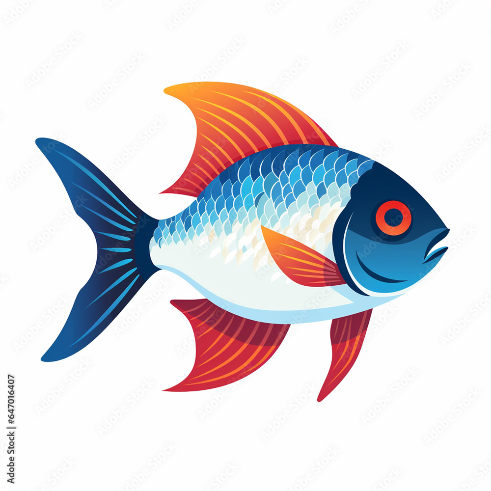 Fish Drawings Vibrant Aquatic Life