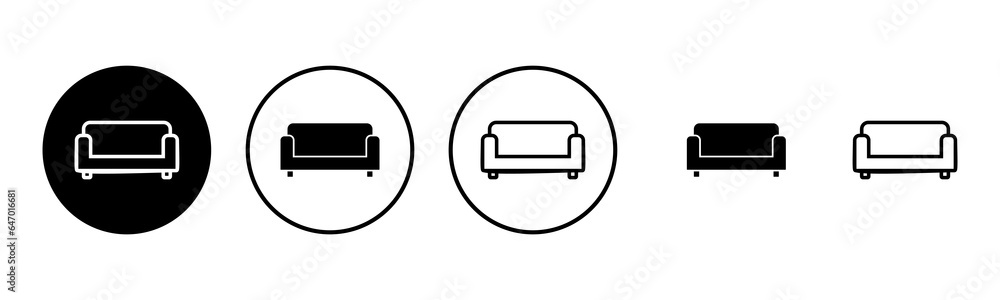 Sofa icon set illustration. sofa sign and symbol. furniture icon Sofa icon set illustration. sofa sign and symbol. furniture icon