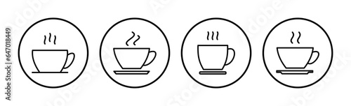 Cup coffee icon vector. coffee cup icon. mug