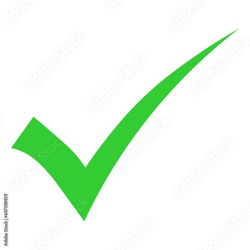 Verification icon, marking as right, vector indicating verified
