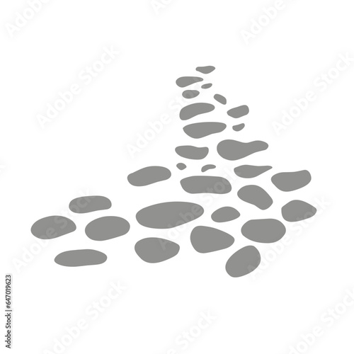 path rocky vector 