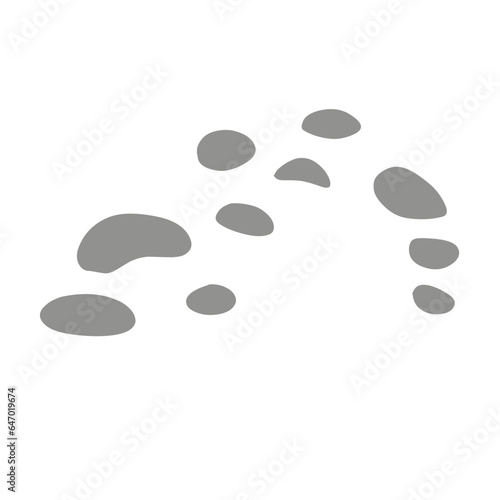 path rocky vector 