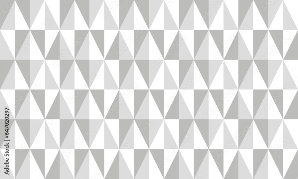 Background, stylish seamless pattern, gray and white triangles. Background, stylish seamless pattern, gray and white triangles.