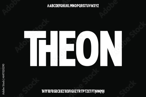 Modern sans serif display font vector design suitable for logo, headline, poster and many more