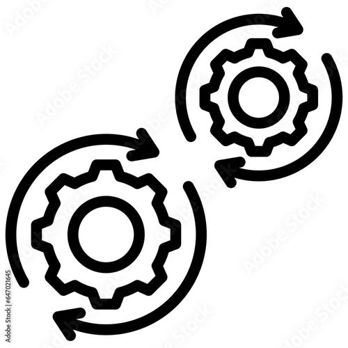 Automation Outline Icon